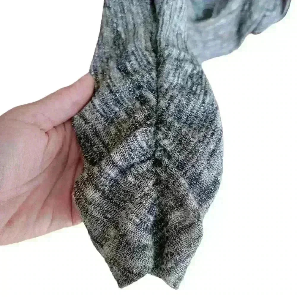International Concepts Womens Open Front Heather Gray w/Sparkle Cardigan Size XL - Picture 5 of 8